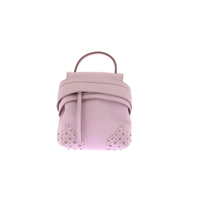 Sac en cuir rose "Gommini"