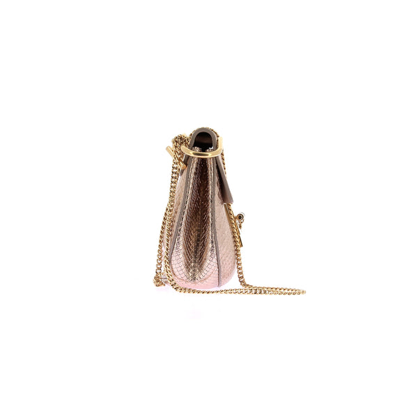 Sac à bandoulière en python "Mini Drew"