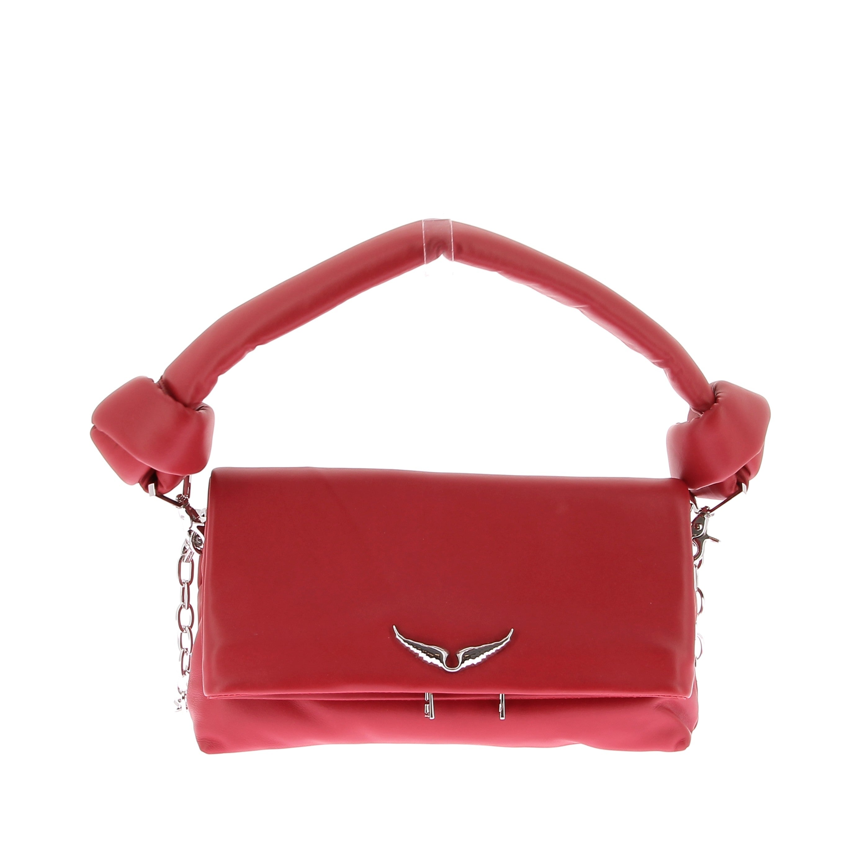 Sac en cuir rouge