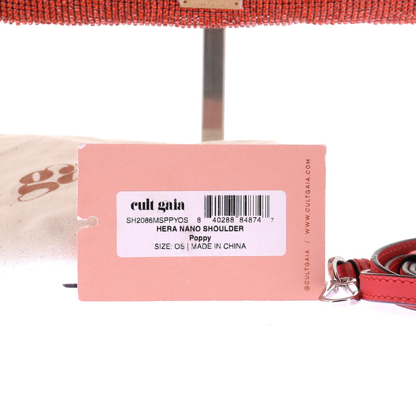 Sac à strass rouge "Hera Nano"