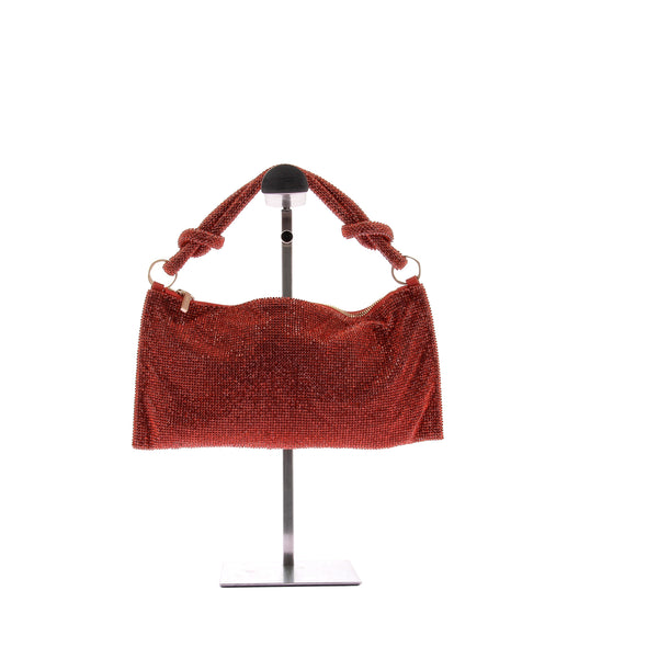 Sac à strass rouge "Hera Nano"