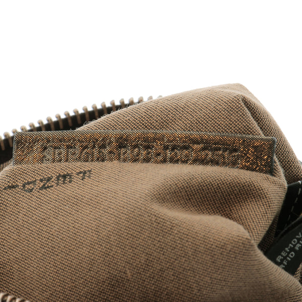 Sac à main en toile monogrammé