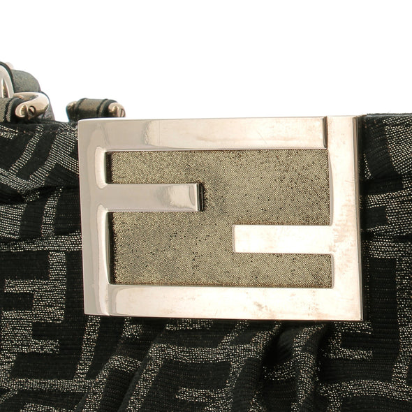 Sac à main en toile monogrammé