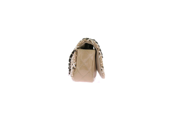 Sac à main "Timeless" en cuir tréssé