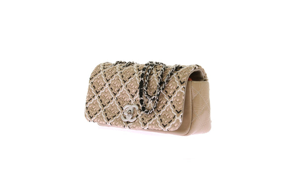Sac à main "Timeless" en cuir tréssé