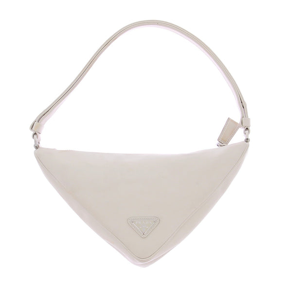 Sac à main en cuir triangulaire