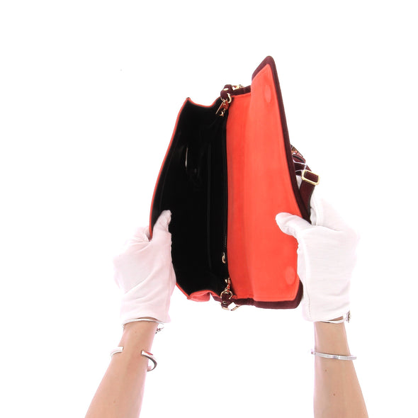 Sac à bandoulière en daim