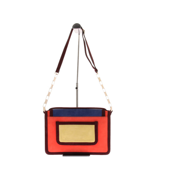 Sac à bandoulière en daim