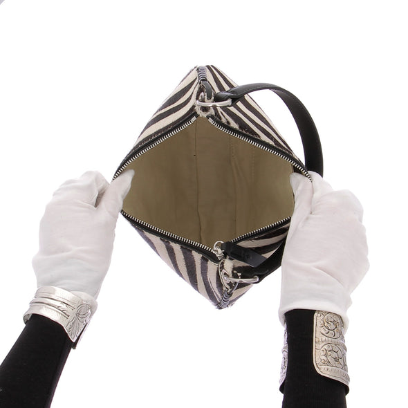 Sac à main imprimé zèbre