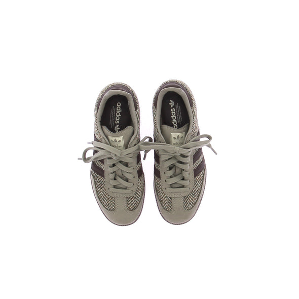 Baskets "Samba" en tweed kaki