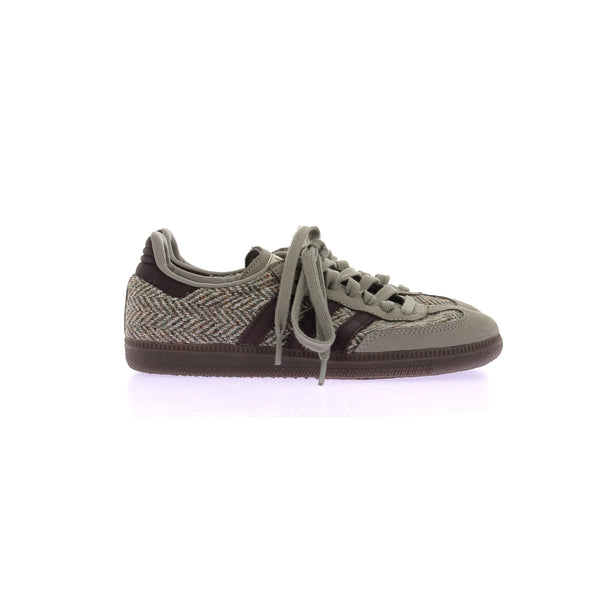 Baskets "Samba" en tweed kaki