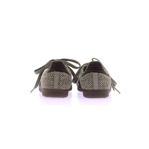 Baskets "Samba" en tweed kaki