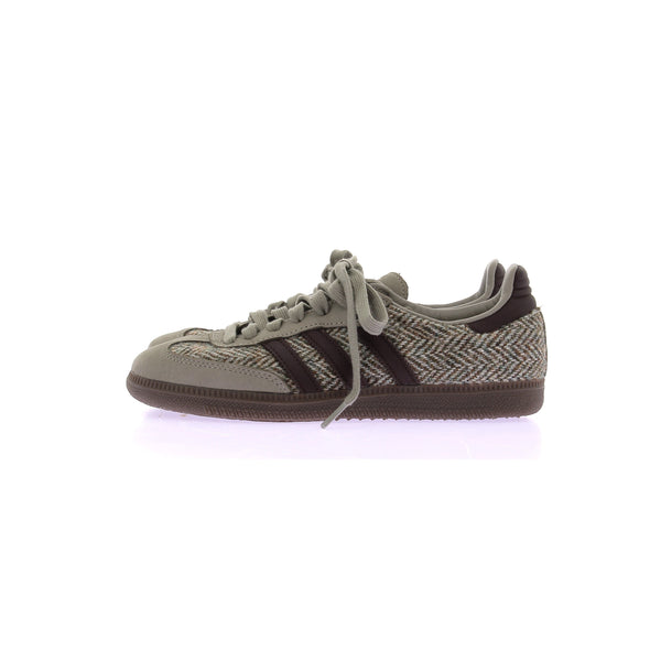 Baskets "Samba" en tweed kaki