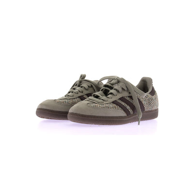Baskets "Samba" en tweed kaki