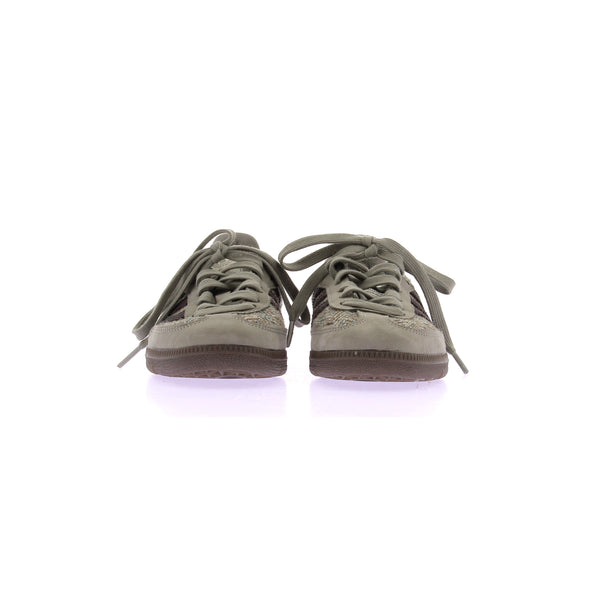 Baskets "Samba" en tweed kaki