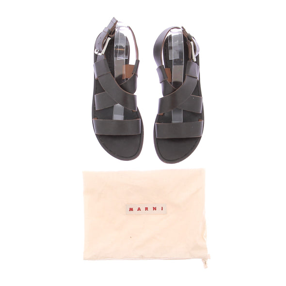 Sandales en cuir "Fussbet"