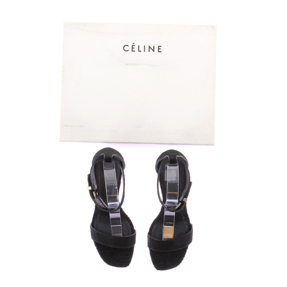 Sandales à talons noires