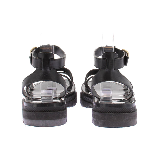 Sandales noires "Clea Triomphe"