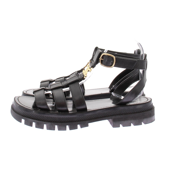 Sandales noires "Clea Triomphe"