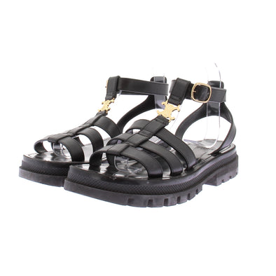 Sandales noires "Clea Triomphe"