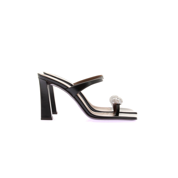 Sandales "30TH Anniversary" en cuir noir
