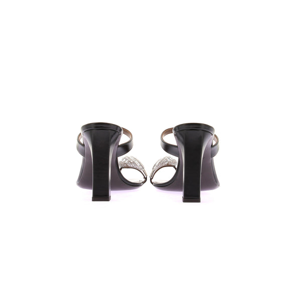 Sandales "30TH Anniversary" en cuir noir