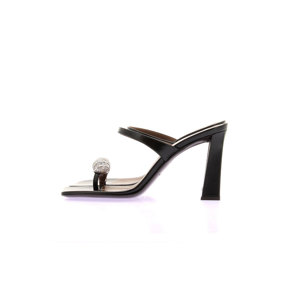 Sandales "30TH Anniversary" en cuir noir