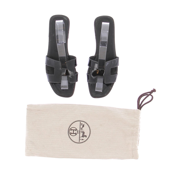 Sandales noires "Oran"