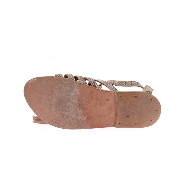Sandales en cuir