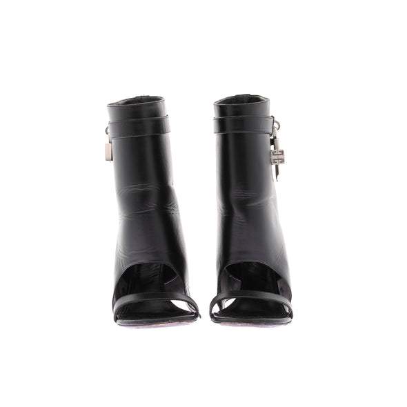 Sandales noires "Shark Lock"