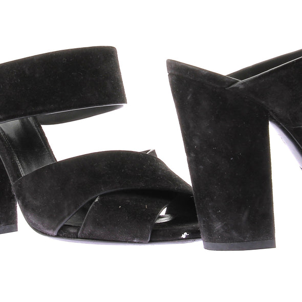 Sandales à talons noires