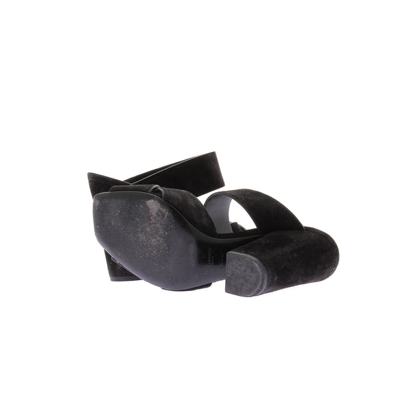 Sandales à talons noires