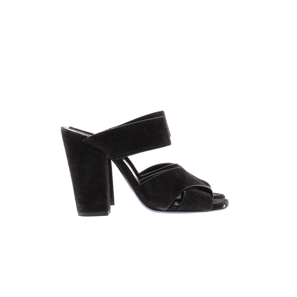 Sandales à talons noires