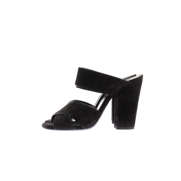 Sandales à talons noires