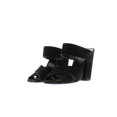 Sandales à talons noires