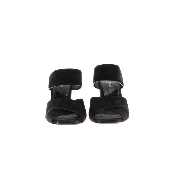 Sandales à talons noires