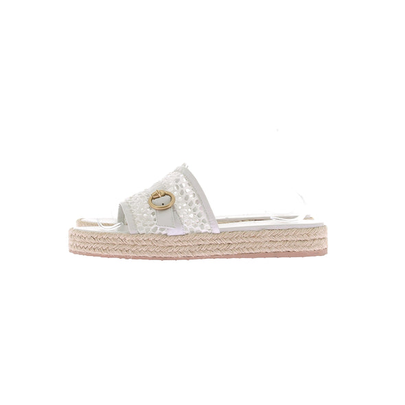 Mules espadrilles blanches