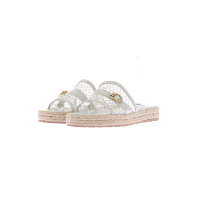 Mules espadrilles blanches