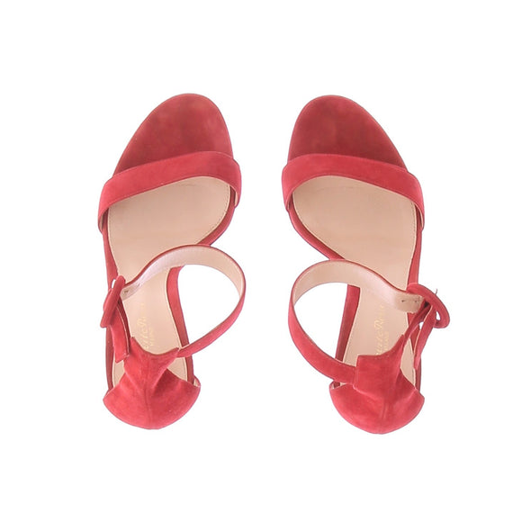 Sandales à talons "Portofino" rouges