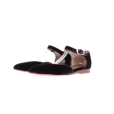 Ballerines en velours