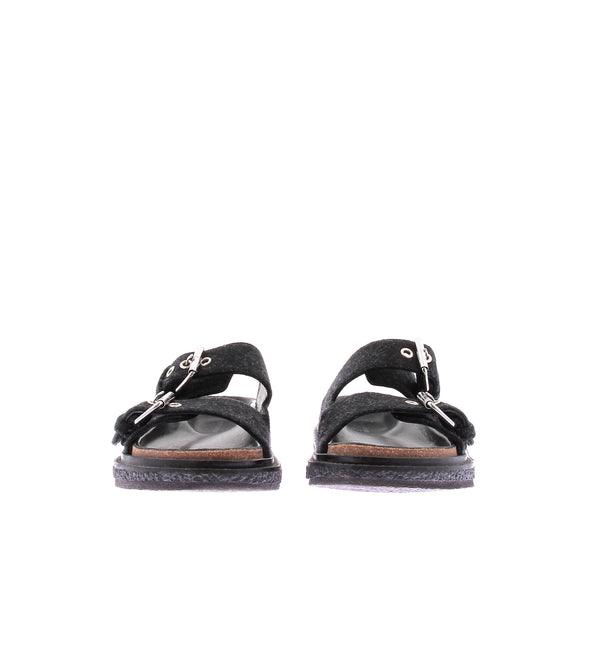 Sandales noires "Lenny"