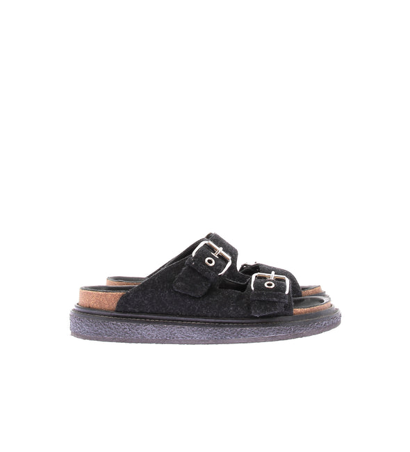 Sandales noires "Lenny"