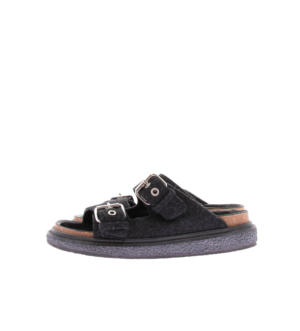 Sandales noires "Lenny"