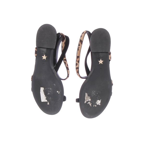Sandales léopard