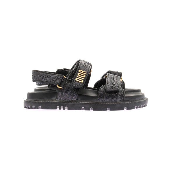 Sandales noires "DiorAct"