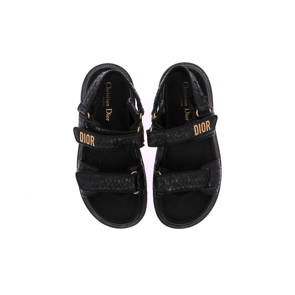 Sandales noires "DiorAct"