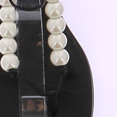 Sandales en cuir et perles