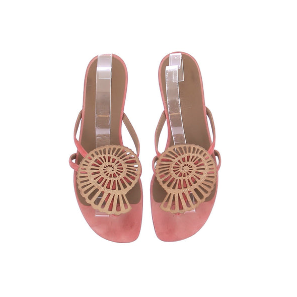 Sandales roses "Elbe"