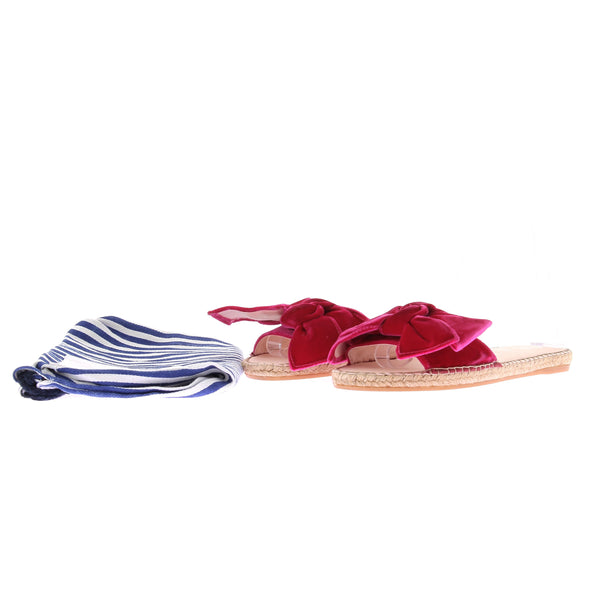 Sandales en velours