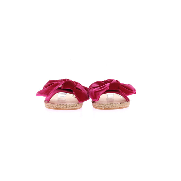 Sandales en velours